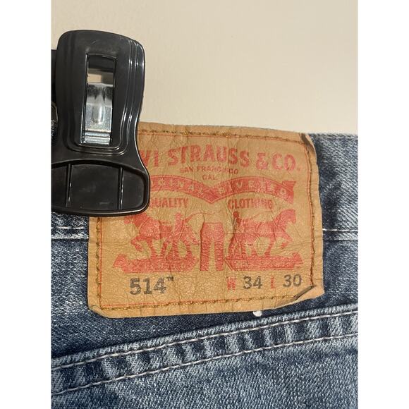 Levi’s 514 x The Bunny Stitch Co. Straight Leg 34x30 Janis Joplin Patchwork - Picture 6 of 12